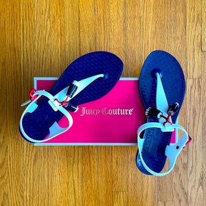 Juicy Couture Wisp Shiny Jelly Thong Sandals